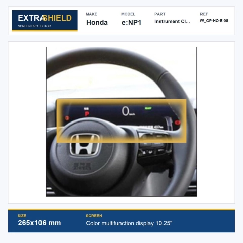Honda e:NP1 Instrument Cluster ExtraShield Screen Protector