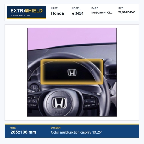 Honda e:NS1 Instrument Cluster ExtraShield Screen Protector