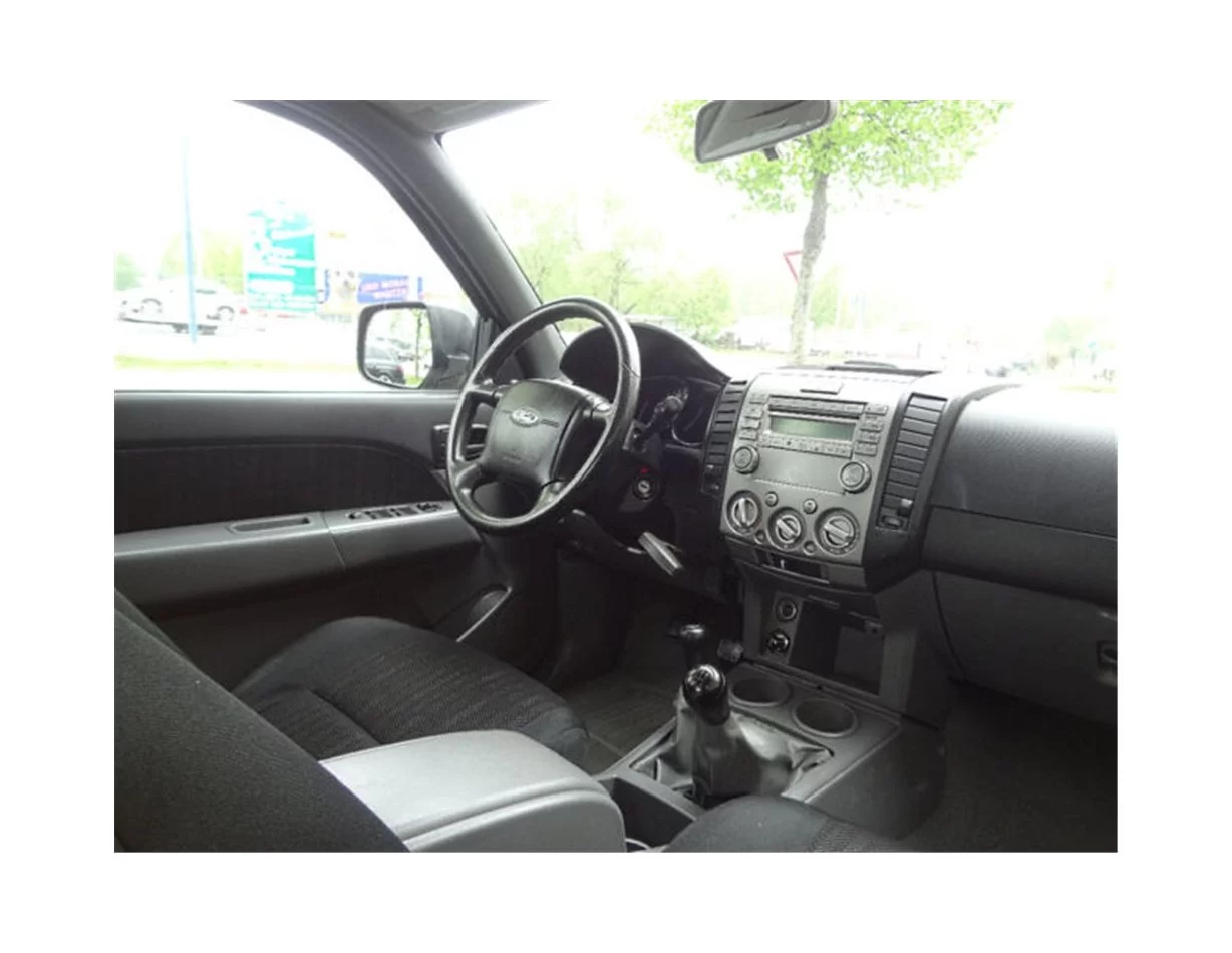 Mazda BT50 Pick-Up 07.06-12.10 Súprava obloženia palubnej dosky 3D interiéru Dekorácia palubnej dosky 18 dielov - 1