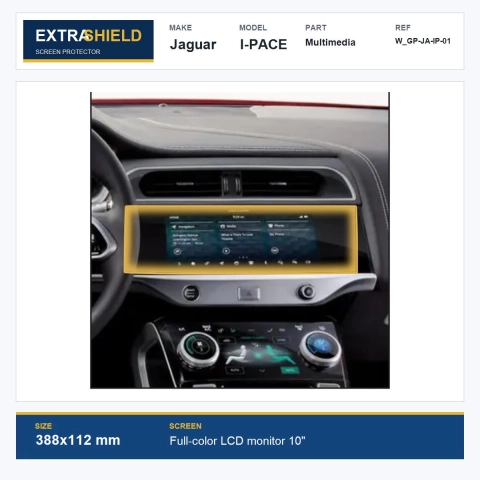 Jaguar I-PACE Multimedia ExtraShield Screen Protector