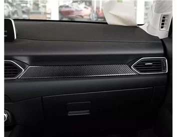 Mazda CX-5 KF ab 2017 3D súprava obloženia palubnej dosky interiéru Dekorácia palubnej dosky 27 dielov - 6