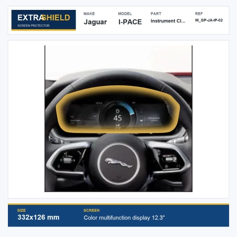 Jaguar I-PACE Instrument Cluster ExtraShield Screen Protector