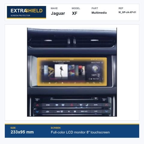 Jaguar XF Multimedia ExtraShield Screen Protector