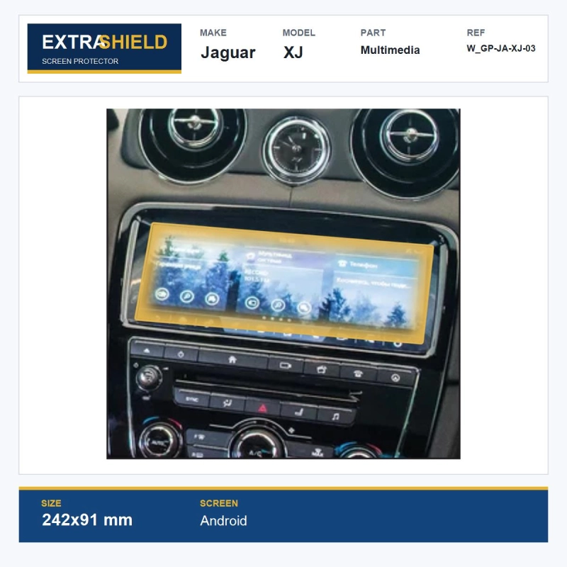Jaguar XJ Multimedia ExtraShield Screen Protector
