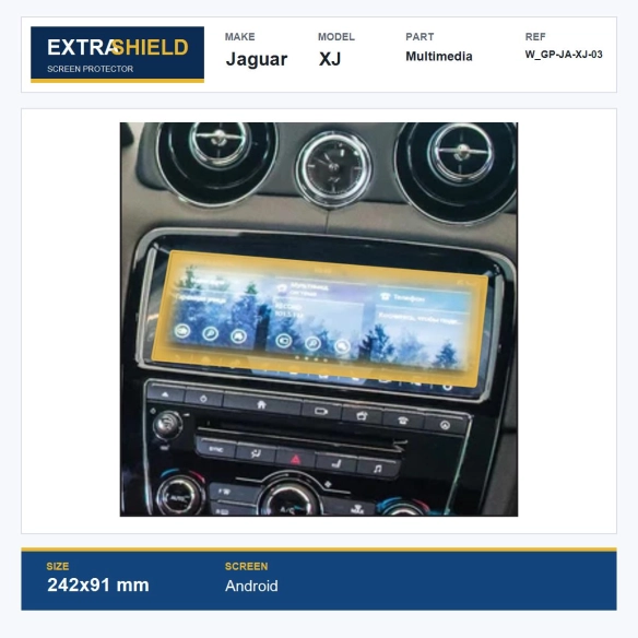 Jaguar XJ Multimedia ExtraShield Screen Protector