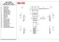 Mazda Mazda3 2004-2009 manuálna prevodovka, s NAVI interiérom BD Dash Trim Kit - 1
