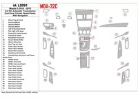 Mazda Mazda3 2010-2013 Kompletná sada, Automatická prevodovka, dvojzónová klimatizácia, Vyhrievané sedadlá Interiér BD Dash Trim Mazda Mazda3 2010-2013 Kompletná sada, Automatická prevodovka, dvojzónová klimatizácia, Vyhrievané sedadlá Interiér BD Dash Trim