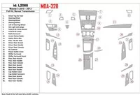 Mazda Mazda3 2010-2013 Kompletná sada, interiér manuálnej prevodovky BD Súprava obloženia palubnej dosky - 1 Mazda Mazda3 2010-2013 Kompletná sada, interiér manuálnej prevodovky BD Súprava obloženia palubnej dosky - 1