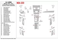 Mazda Mazda3 2010-2013 Kompletná sada, manuálna prevodovka, dvojzónová klimatizácia, vyhrievané sedadlá interiér BD Dash Trim Ki Mazda Mazda3 2010-2013 Kompletná sada, manuálna prevodovka, dvojzónová klimatizácia, vyhrievané sedadlá interiér BD Dash Trim Ki
