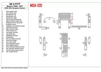 Mazda Mazda5 2006-2007 OEM, s vnútornou súpravou NAVI BD Dash Trim Kit - 1 Mazda Mazda5 2006-2007 OEM, s vnútornou súpravou NAVI BD Dash Trim Kit - 1