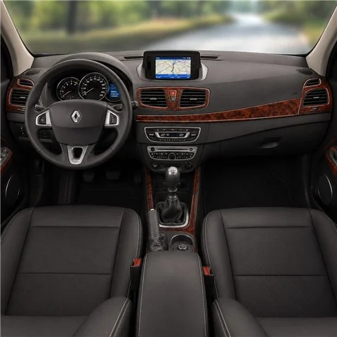 Renault Fluence 2010+ 3D dekor palubnej dosky, 13 dielov