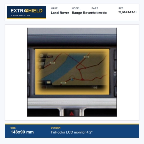 Land Rover Range Rover Multimedia ExtraShield Screen Protector