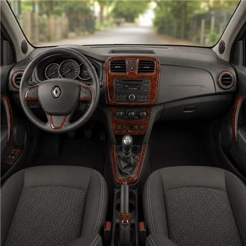 Renault Clio Symbol 2012+ 3D dekor palubnej dosky, 25 dielov