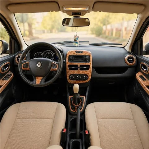 Renault Clio-4 2012+ 3D dekor palubnej dosky, 16 dielov