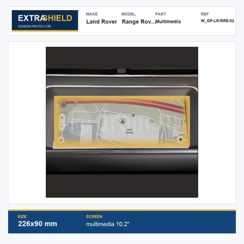 Land Rover Range Rover Evoque Multimedia ExtraShield Screen Protector