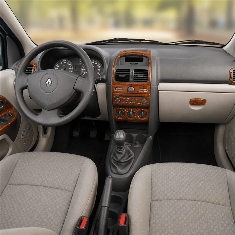 Renault Clio Symbol 2008+ 3D dekor palubnej dosky, 11 dielov