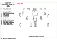 Mazda Milenia 1997-1998 Základná sada, Bez OEM, Súprava 19 dielov Interiér BD Dash Trim Kit - 1 Mazda Milenia 1997-1998 Základná sada, Bez OEM, Súprava 19 dielov Interiér BD Dash Trim Kit - 1