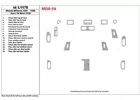 Mazda Milenia 1998-1998 Kompletná sada, zhoda OEM, sada 16 dielov Interiér BD Dash Trim Kit - 1 Mazda Milenia 1998-1998 Kompletná sada, zhoda OEM, sada 16 dielov Interiér BD Dash Trim Kit - 1