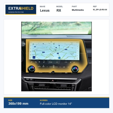 Lexus RX Multimedia ExtraShield Screen Protector