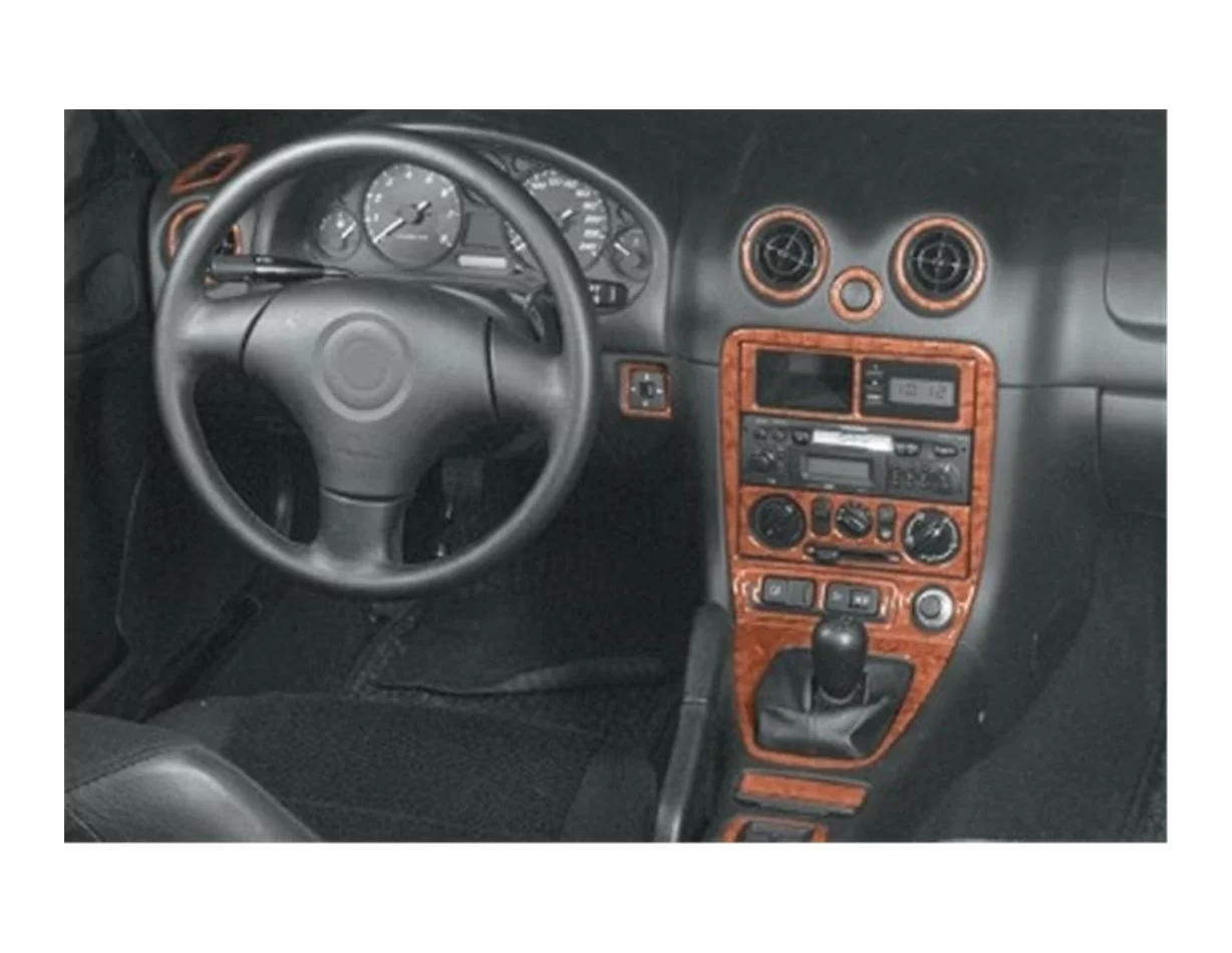 Mazda MX 5 12.00-12.05 3D súprava obloženia palubnej dosky interiéru 14-dielna súprava obloženia palubnej dosky - 1