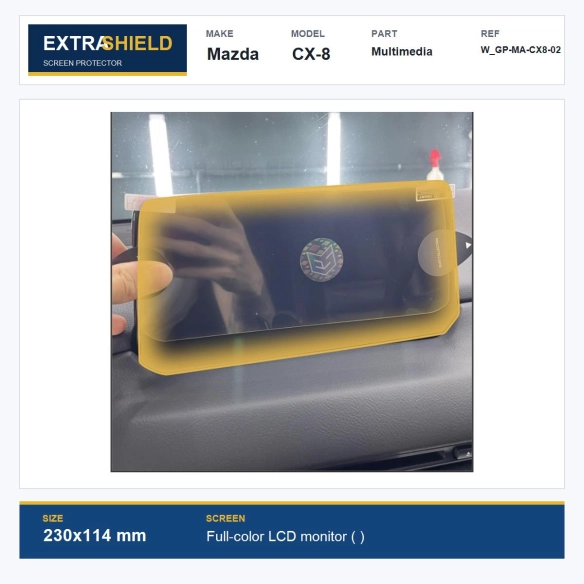 Mazda CX-8 Multimedia ExtraShield Screen Protector