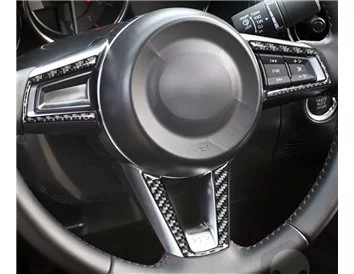 Mazda MX-5 Miata ND Mk4 2015-2020 3D súprava obloženia palubnej dosky interiéru 25 dielov - 7