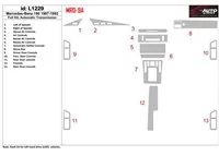 Mercedes Benz 190 1987-1992 Kompletná súprava interiéru automatickej prevodovky BD Dash Trim Kit - 1