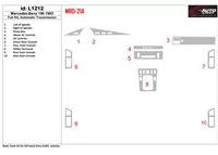 Mercedes Benz 190 1993-1993 Kompletná sada, interiér manuálnej prevodovky BD Dash Trim Kit - 1