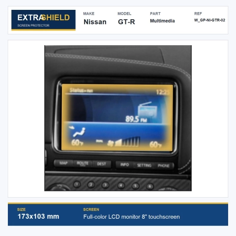 Nissan GT-R Multimedia ExtraShield Screen Protector