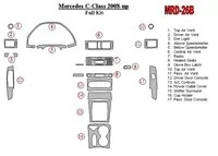 Kompletná súprava interiéru Mercedes Benz C triedy 2008-UP - 1