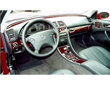 Kompletná súprava Mercedes Benz CLK 1998-2002, mäkká strecha interiéru kupé BD súprava obloženia palubnej dosky - 1