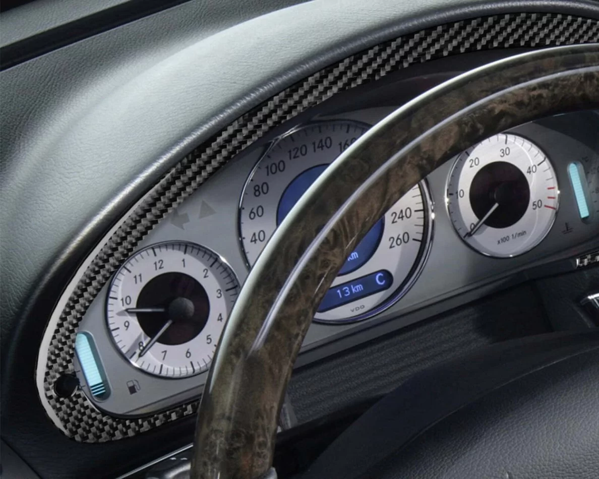 Mercedes Benz E Class W211 2003-UP Kompletná súprava interiéru BD Dash Trim Kit - 1