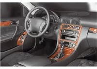 Mercedes C-Class W203 05.00-12.06 3D súprava obloženia palubnej dosky interiéru 16-dielna súprava obloženia palubnej dosky - 1