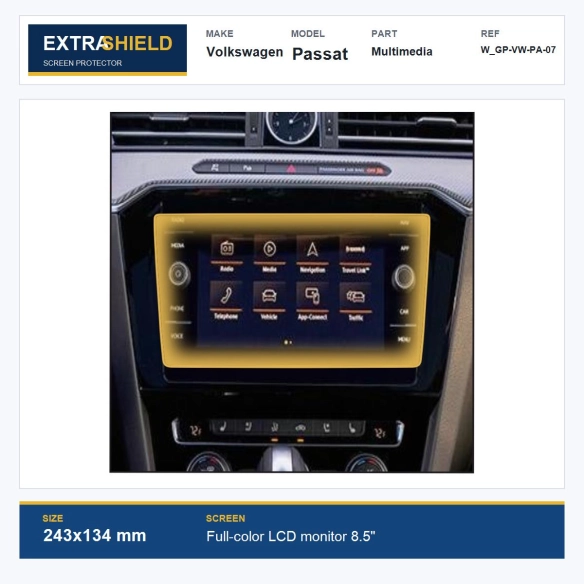 Volkswagen Passat Multimedia ExtraShield Screen Protector