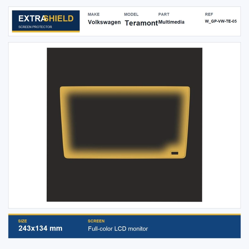 Volkswagen Teramont Multimedia ExtraShield Screen Protector