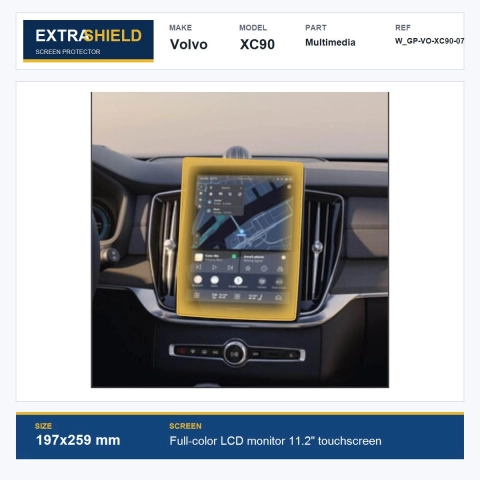 Volvo XC90 Multimedia ExtraShield Screen Protector