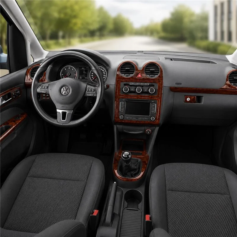 Volkswagen Caddy kompletná sada 2011+ 3D dekor palubnej dosky, 22 dielov