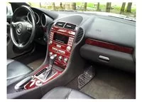 Mercedes SLK (R171) 2004-2010 Súprava 3D obloženia palubnej dosky interiéru Dekorácia palubnej dosky 27 dielov - 1 Mercedes SLK (R171) 2004-2010 Súprava 3D obloženia palubnej dosky interiéru Dekorácia palubnej dosky 27 dielov - 1