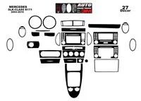 Mercedes SLK (R171) 2004-2010 Súprava 3D obloženia palubnej dosky interiéru Dekorácia palubnej dosky 27 dielov - 2 Mercedes SLK (R171) 2004-2010 Súprava 3D obloženia palubnej dosky interiéru Dekorácia palubnej dosky 27 dielov - 2