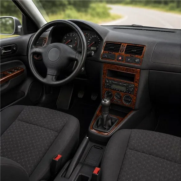 Volkswagen Bora 1998-2008 3D dekor palubnej dosky, 19 dielov
