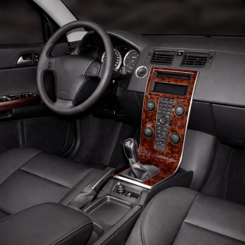 Volvo S40-V50 2004–2012 3D sada dekorov interiéru palubnej dosky 19-dielna 2