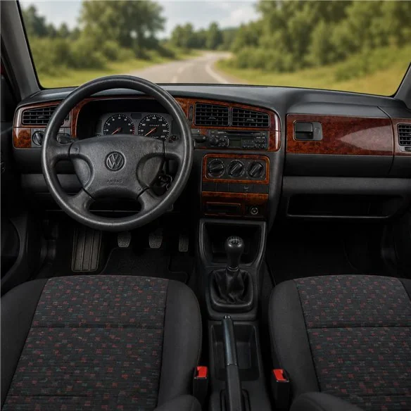 Volkswagen Golf III 1991-1995 3D dekor palubnej dosky, 20 dielov