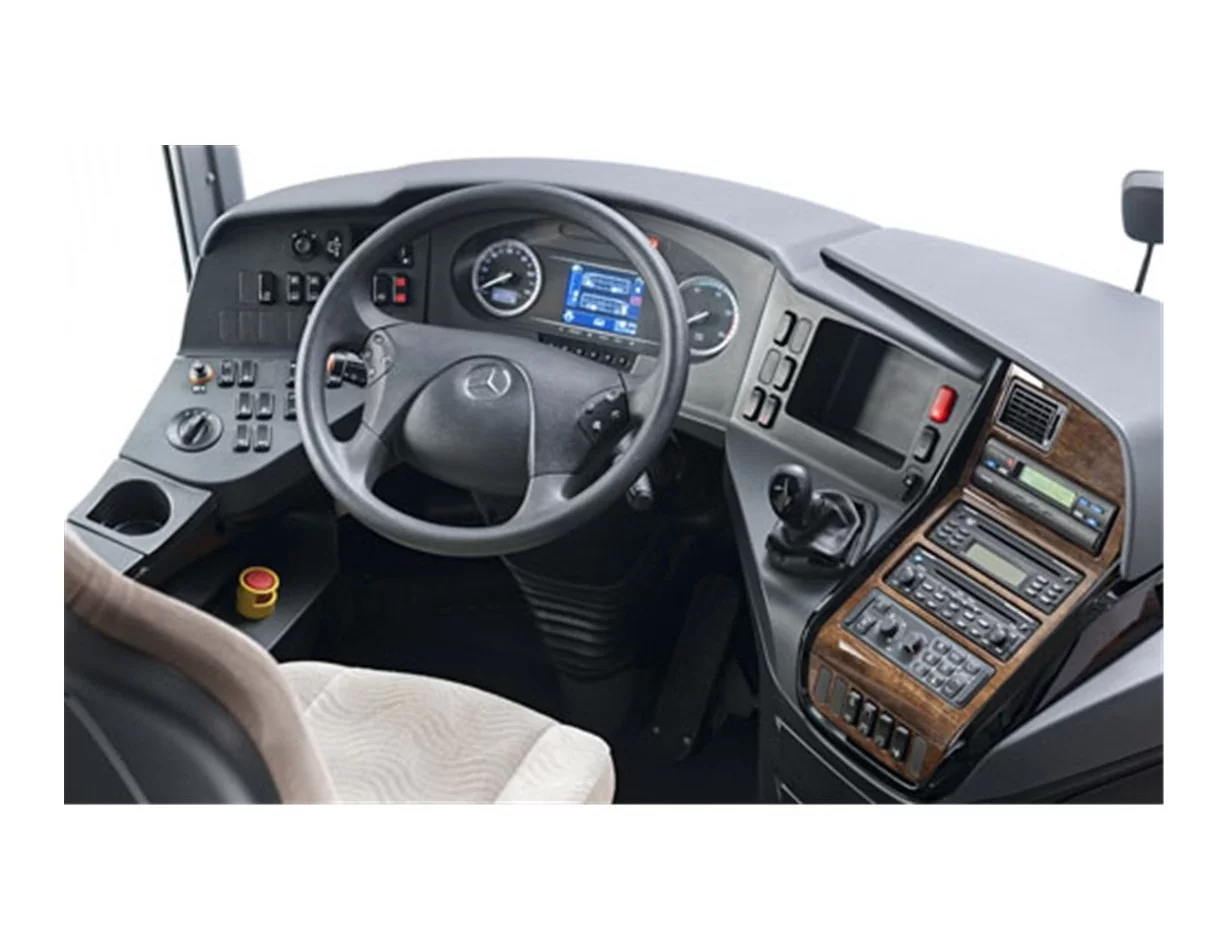 Mercedes Travego 01.2011 Súprava obloženia palubnej dosky 3D interiéru Dekorácia palubnej dosky 47 dielov - 1