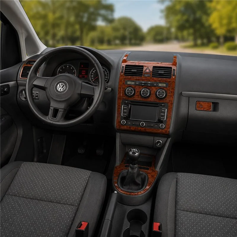 Volkswagen Touran 2003-2009 3D dekor palubnej dosky, 11 dielov