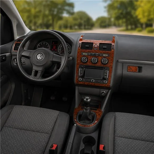 Volkswagen Touran 2003-2009 3D dekor palubnej dosky, 11 dielov