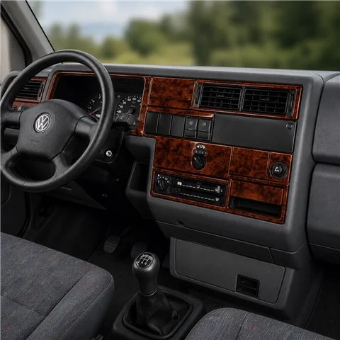 Volkswagen Transporter T4 1990-1995 3D dekor palubnej dosky, 27 dielov