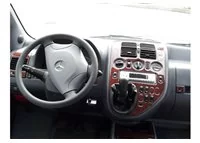 Mercedes Vito W638 V-Klasse 03.99-01.04 3D súprava obloženia palubnej dosky interiéru 39 dielov - 1 Mercedes Vito W638 V-Klasse 03.99-01.04 3D súprava obloženia palubnej dosky interiéru 39 dielov - 1