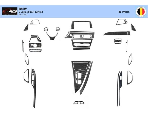 Nissan QashqaÄ± 01.11 - 12.12 Kit Rivestimento Cruscotto all'interno del veicolo Cruscotti personalizzati 19-Decori