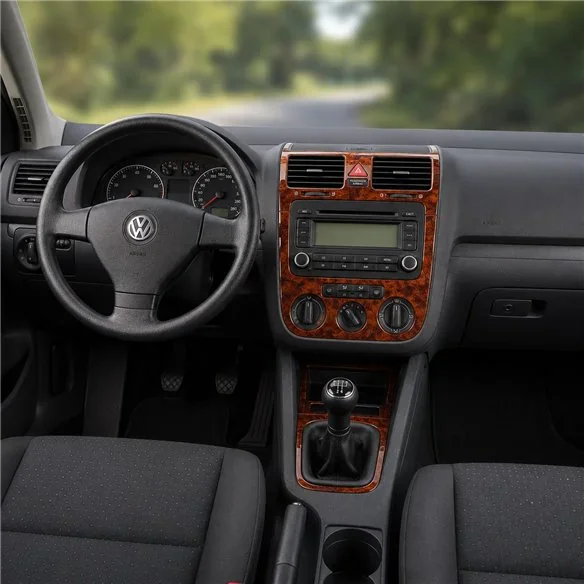 Volkswagen Golf V Jetta 2003-2008 3D dekor palubnej dosky, 3 dielov
