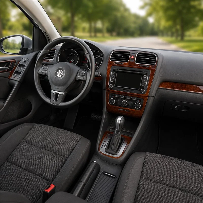 Volkswagen Golf V Jetta 2003-2008 3D dekor palubnej dosky, 16 dielov